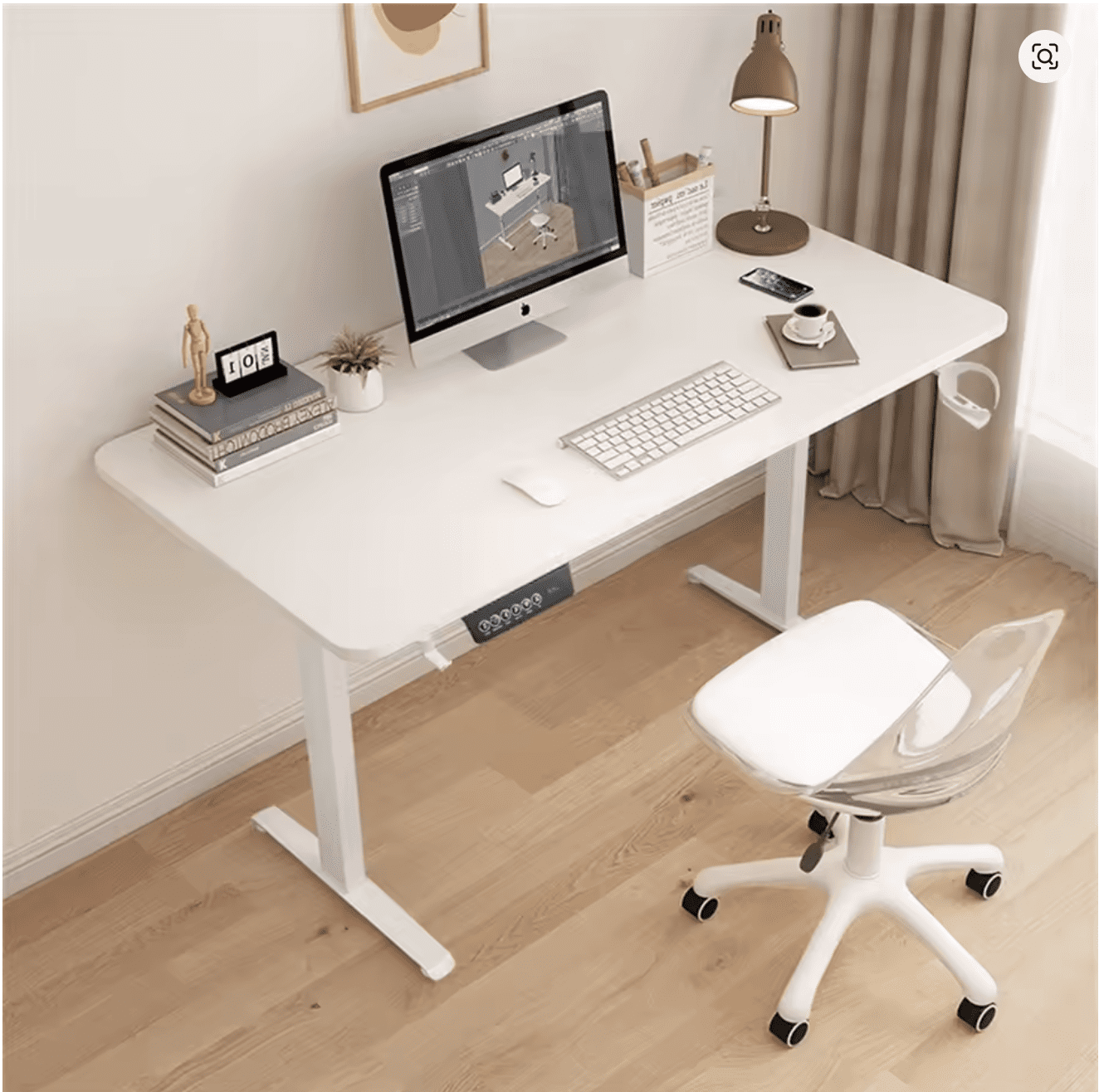 שולחן עבודה חשמלי מתכוונן