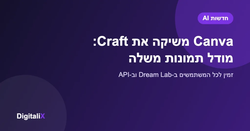 Canva משיקה את Craft: מודל יצירת התמונות הראשון שפיתחה בעצמה